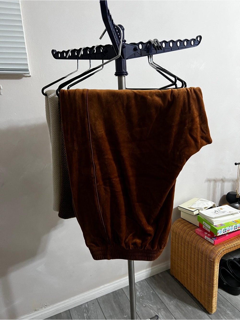 SKIMS Brown Velour Sweatpants